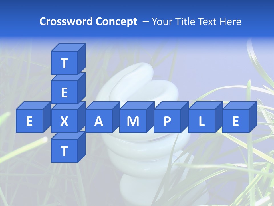 Sky Ecology Bulb PowerPoint Template