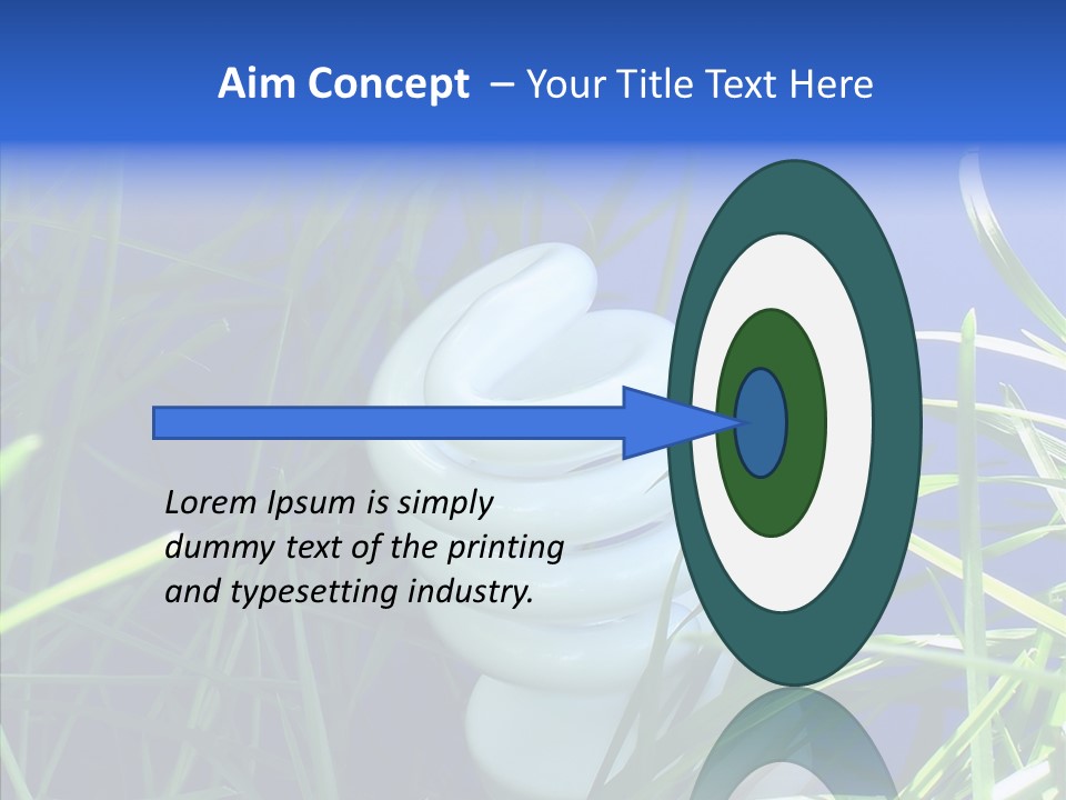 Sky Ecology Bulb PowerPoint Template
