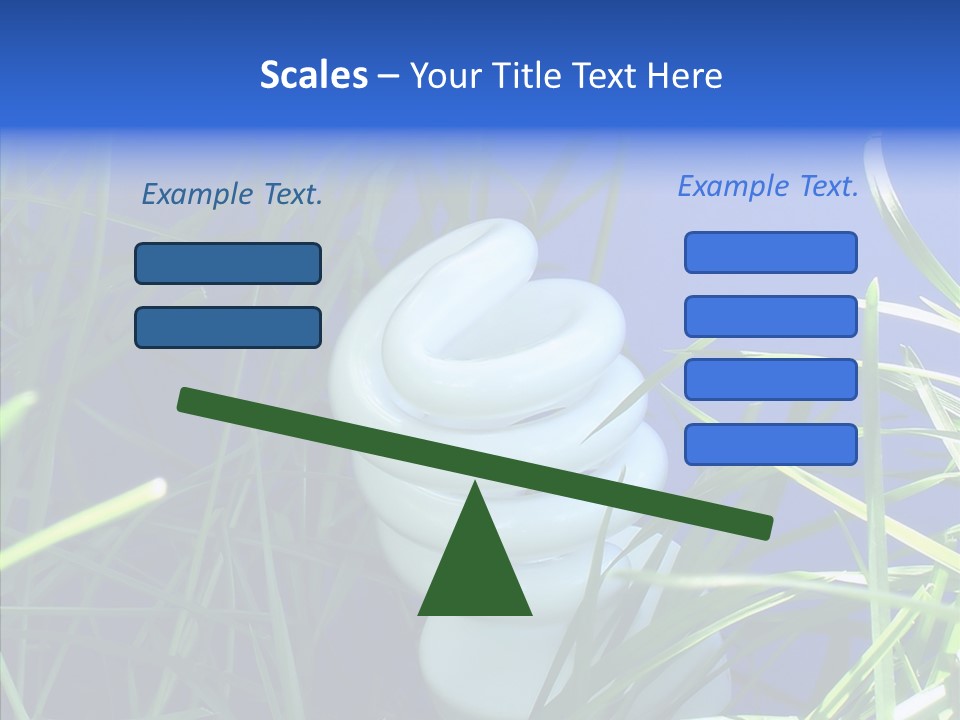 Sky Ecology Bulb PowerPoint Template