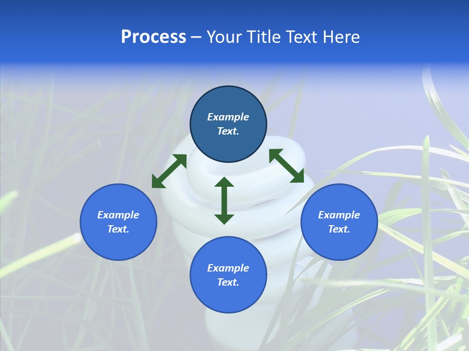 Sky Ecology Bulb PowerPoint Template
