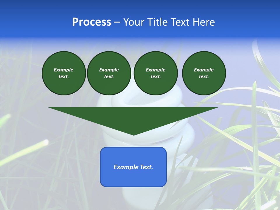 Sky Ecology Bulb PowerPoint Template