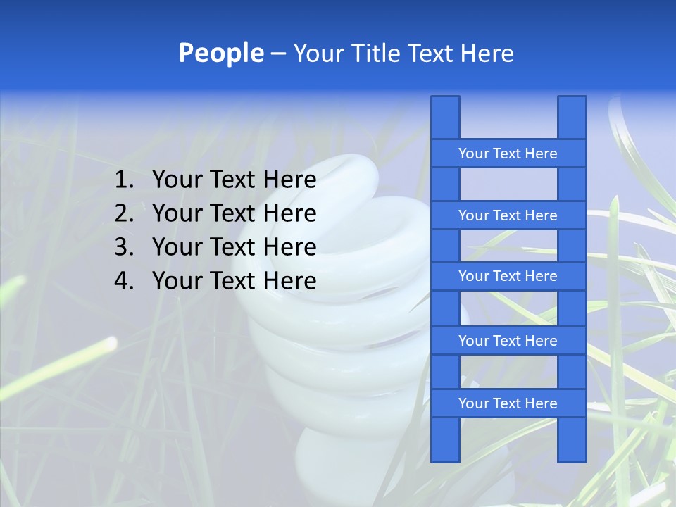 Sky Ecology Bulb PowerPoint Template