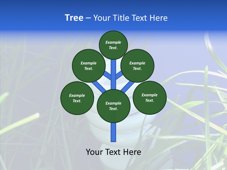 Sky Ecology Bulb PowerPoint Template