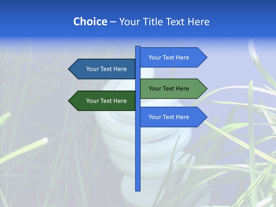 Sky Ecology Bulb PowerPoint Template