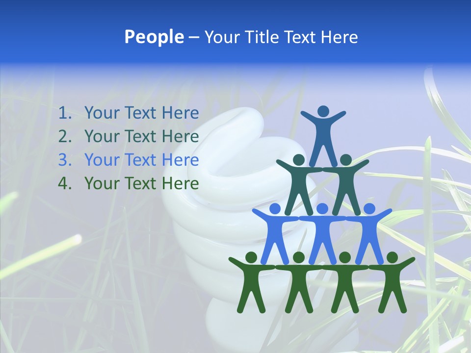 Sky Ecology Bulb PowerPoint Template