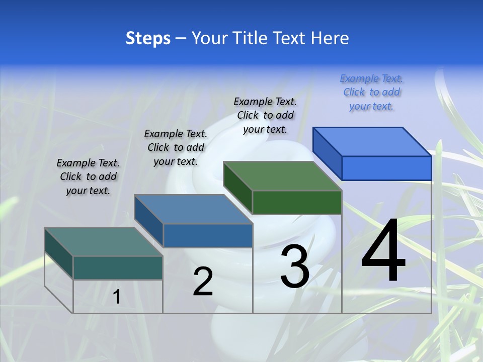 Sky Ecology Bulb PowerPoint Template