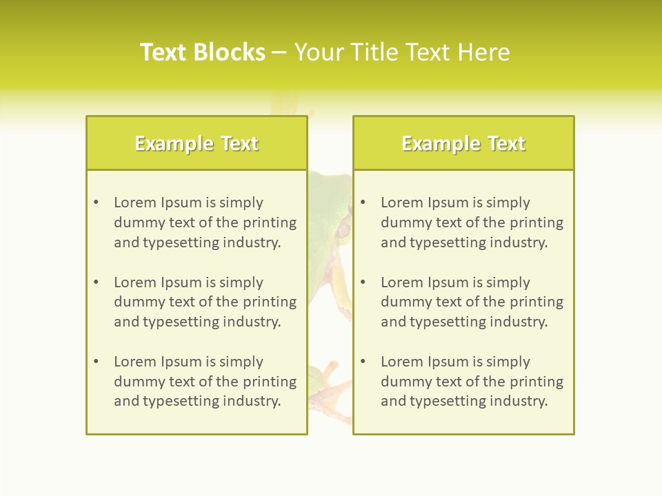 Little Illustration Small PowerPoint Template
