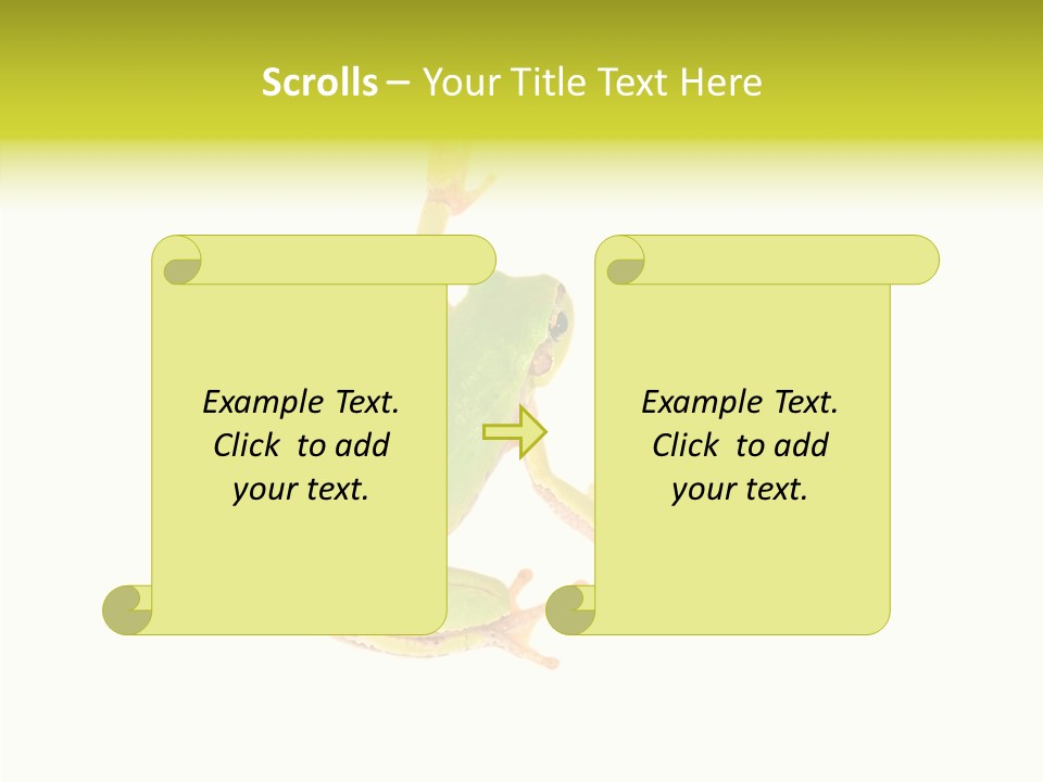 Little Illustration Small PowerPoint Template