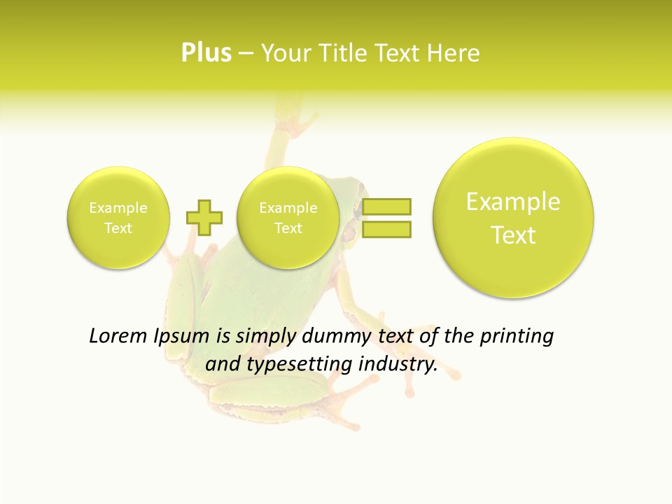 Little Illustration Small PowerPoint Template