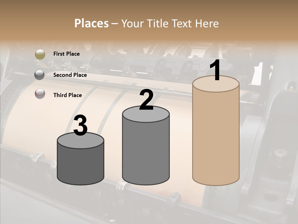 Roll Offset Gear PowerPoint Template