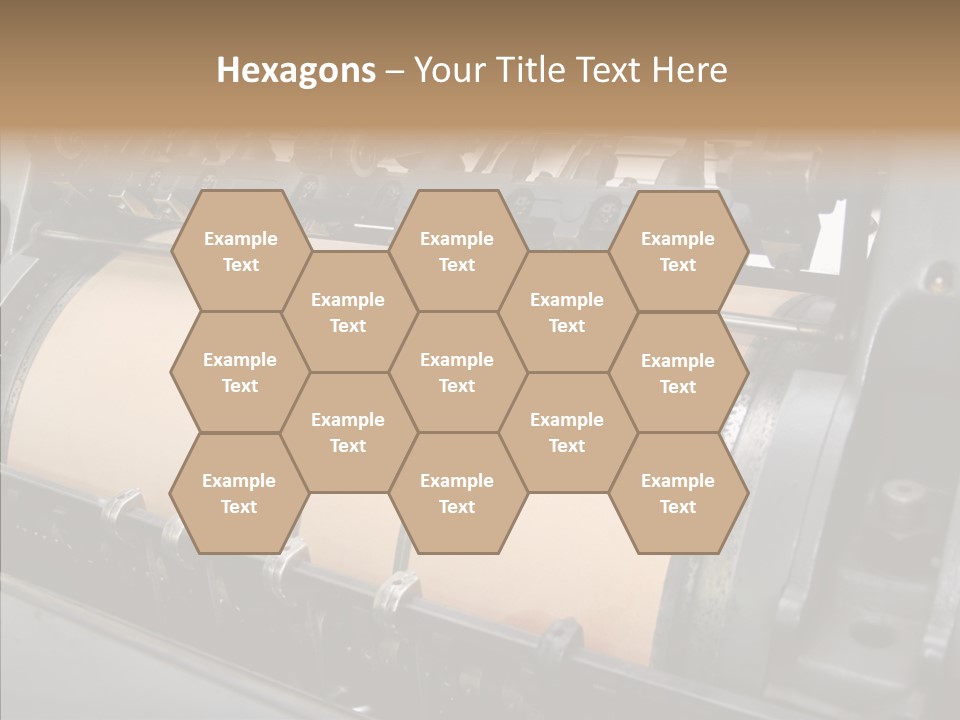 Roll Offset Gear PowerPoint Template