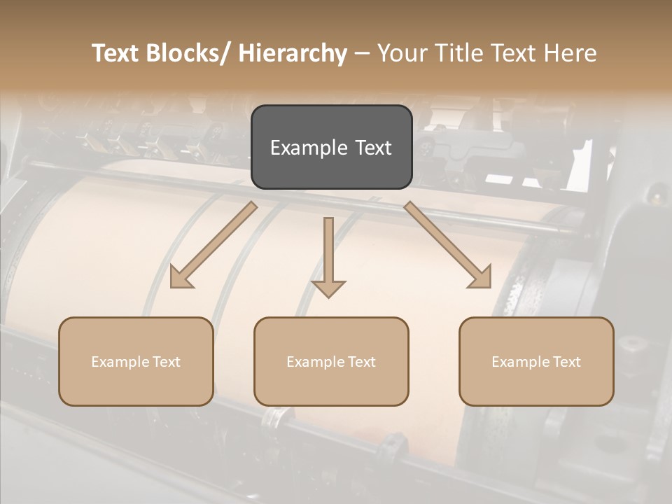 Roll Offset Gear PowerPoint Template