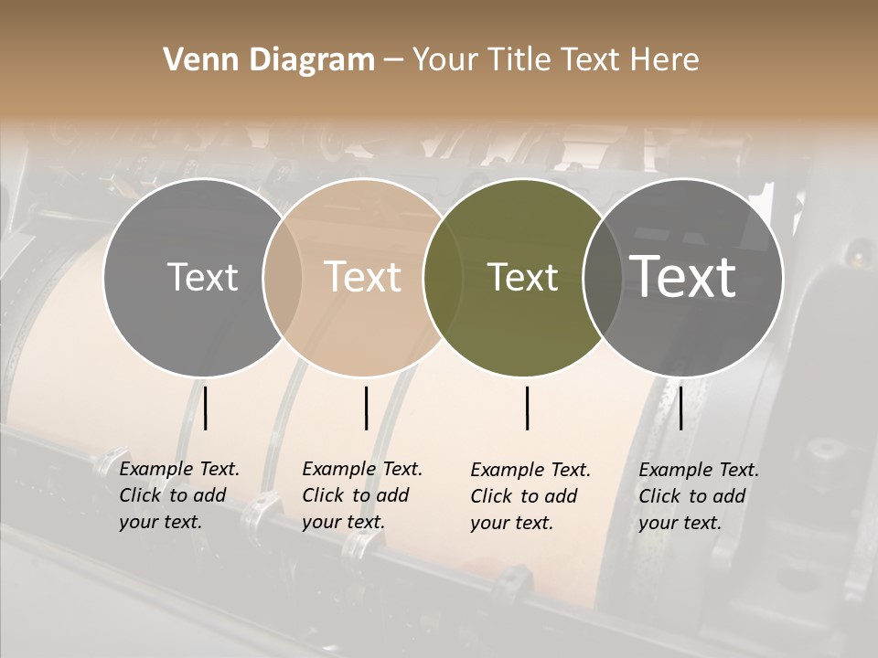 Roll Offset Gear PowerPoint Template