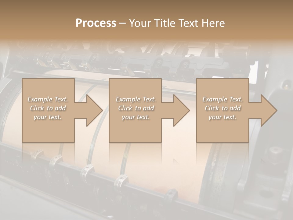 Roll Offset Gear PowerPoint Template