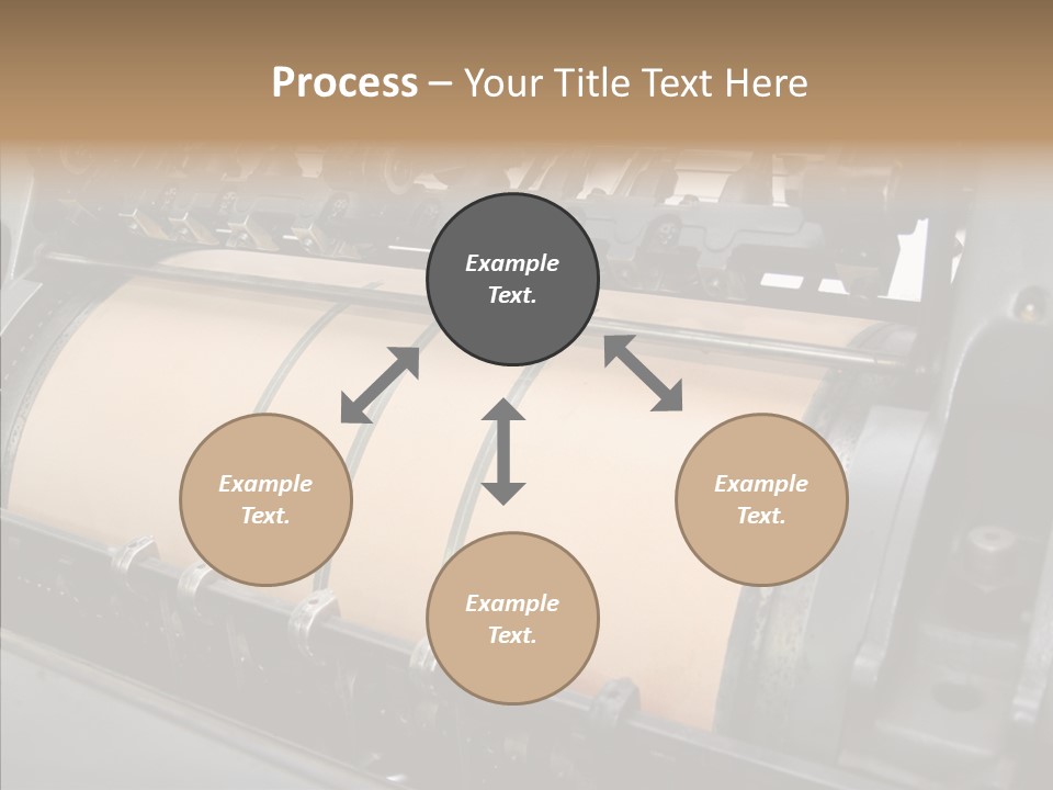 Roll Offset Gear PowerPoint Template