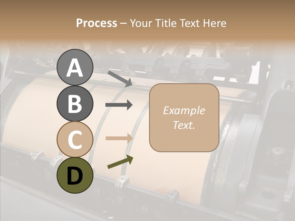 Roll Offset Gear PowerPoint Template