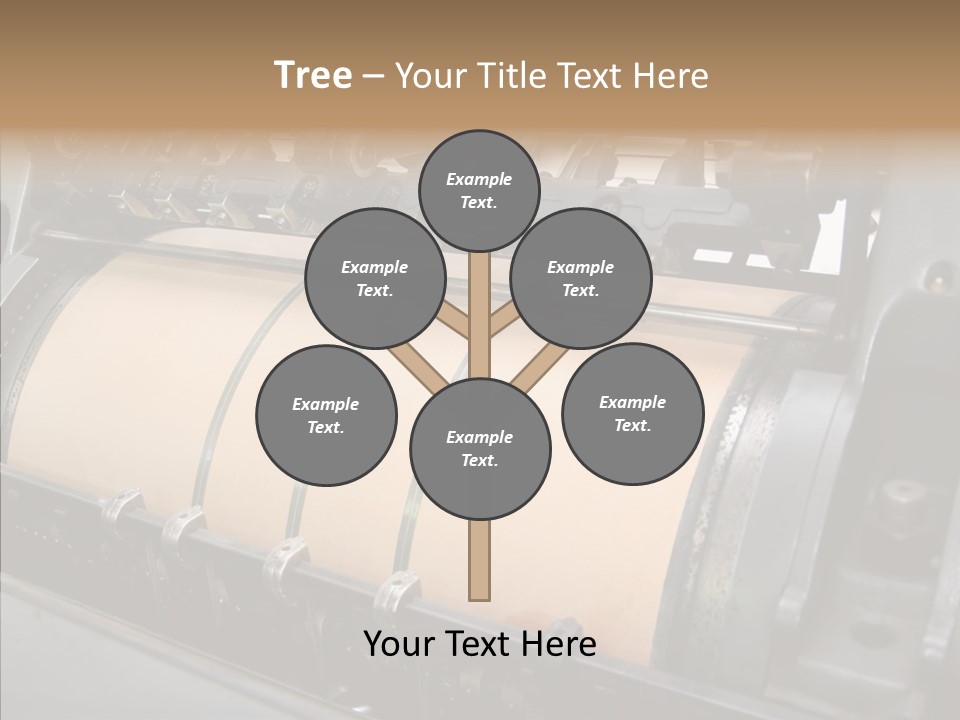 Roll Offset Gear PowerPoint Template