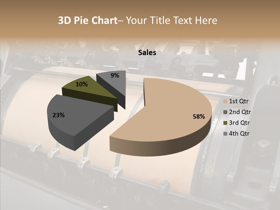 Roll Offset Gear PowerPoint Template