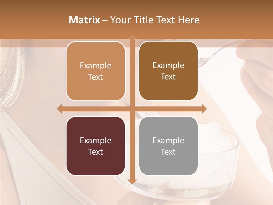 Ice Face Food PowerPoint Template