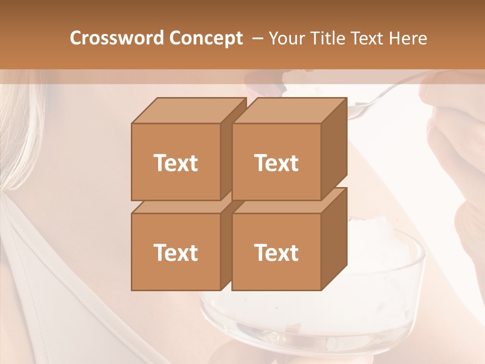 Ice Face Food PowerPoint Template