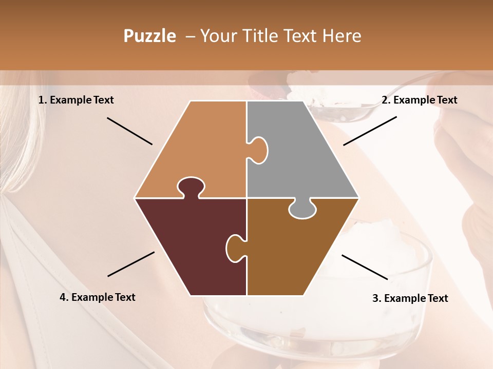 Ice Face Food PowerPoint Template