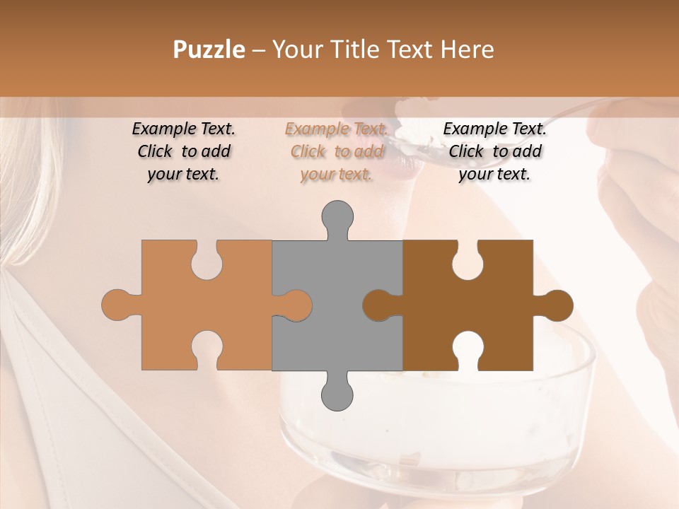 Ice Face Food PowerPoint Template