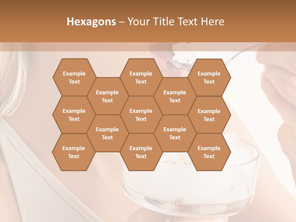 Ice Face Food PowerPoint Template