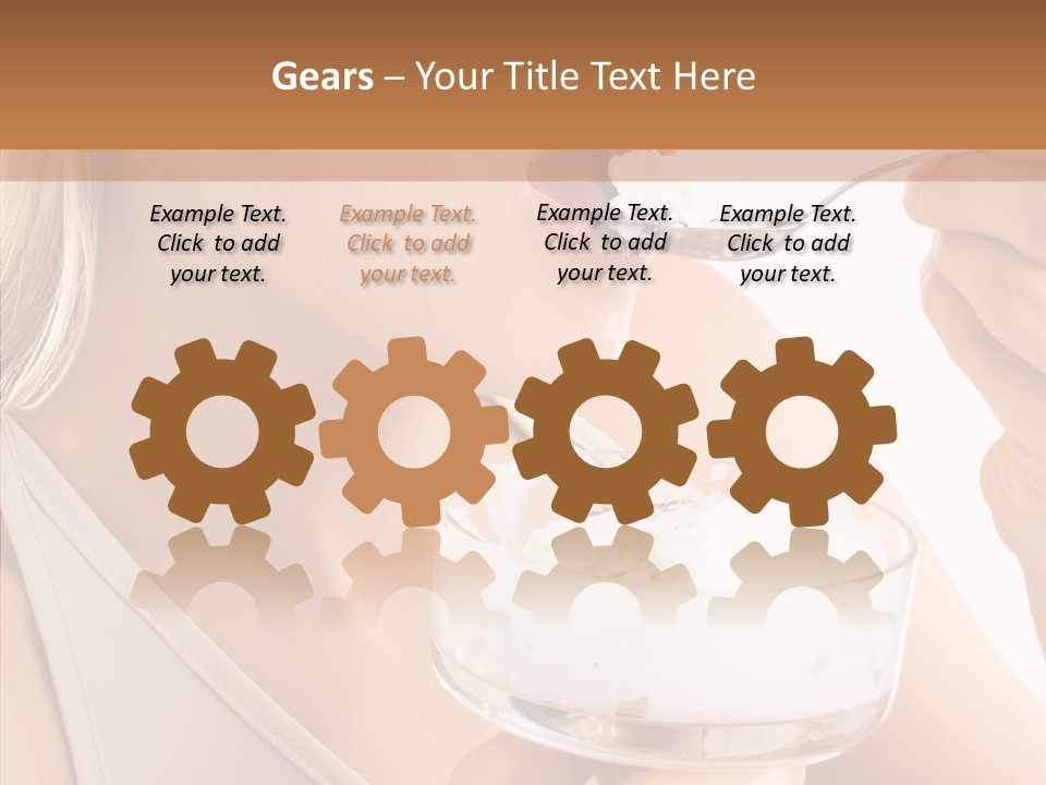 Ice Face Food PowerPoint Template