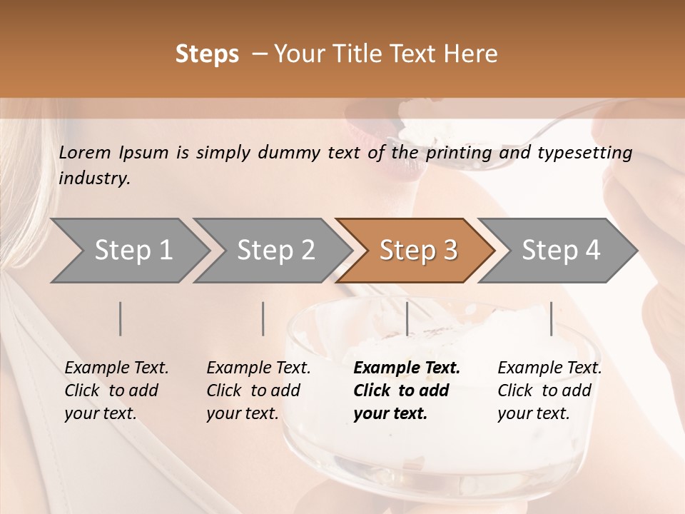 Ice Face Food PowerPoint Template