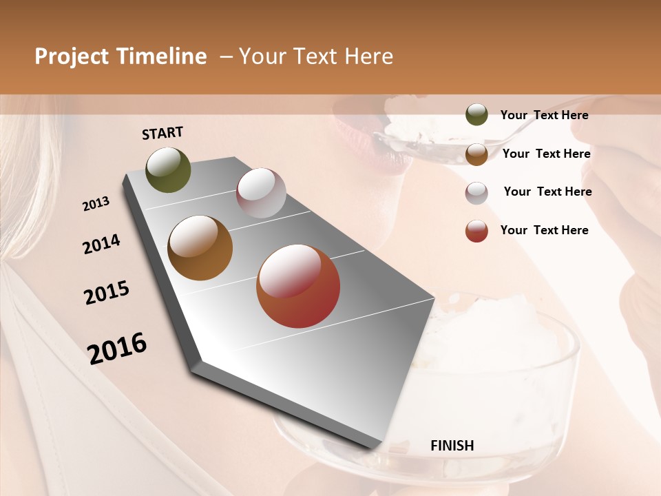 Ice Face Food PowerPoint Template