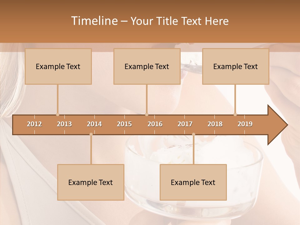 Ice Face Food PowerPoint Template