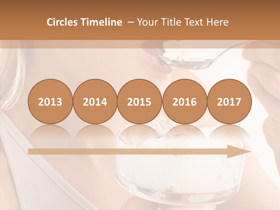 Ice Face Food PowerPoint Template