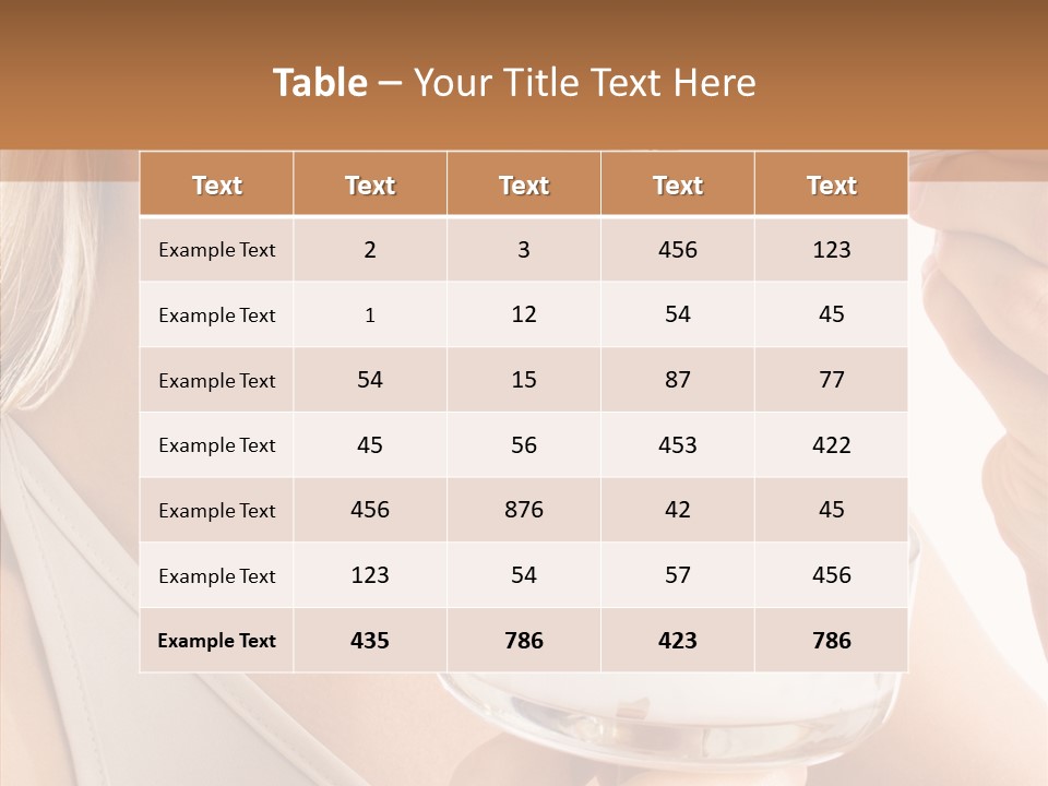 Ice Face Food PowerPoint Template