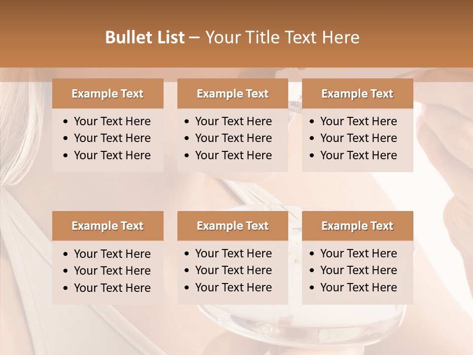 Ice Face Food PowerPoint Template