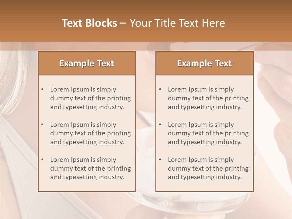 Ice Face Food PowerPoint Template