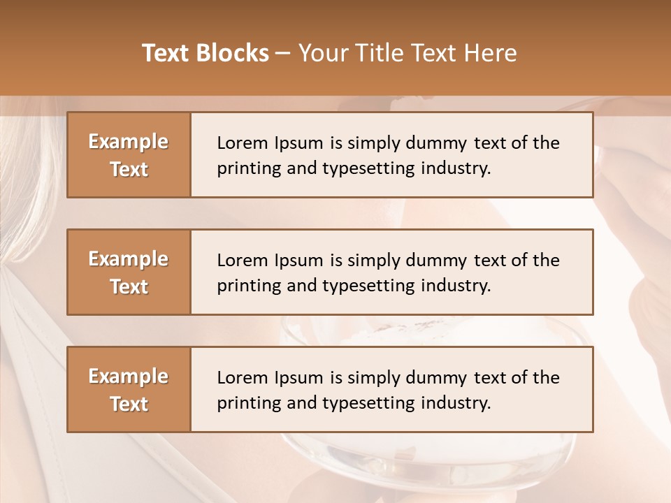 Ice Face Food PowerPoint Template
