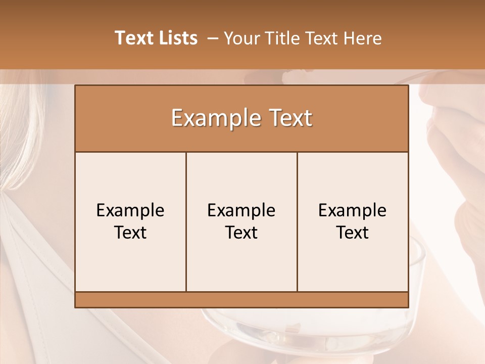Ice Face Food PowerPoint Template