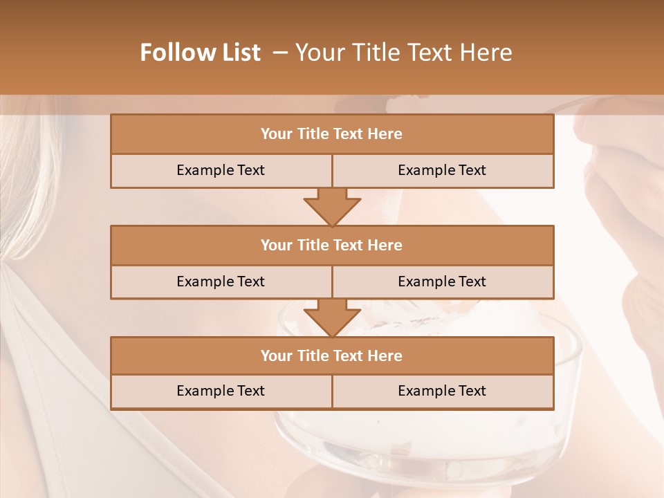 Ice Face Food PowerPoint Template