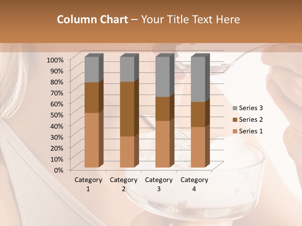 Ice Face Food PowerPoint Template