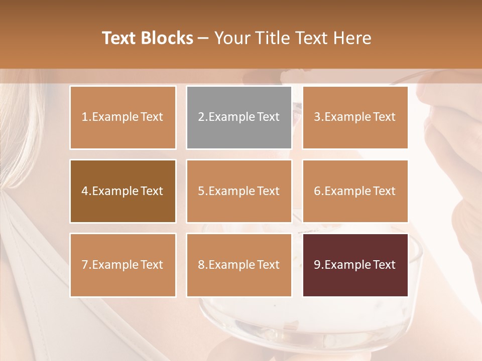 Ice Face Food PowerPoint Template