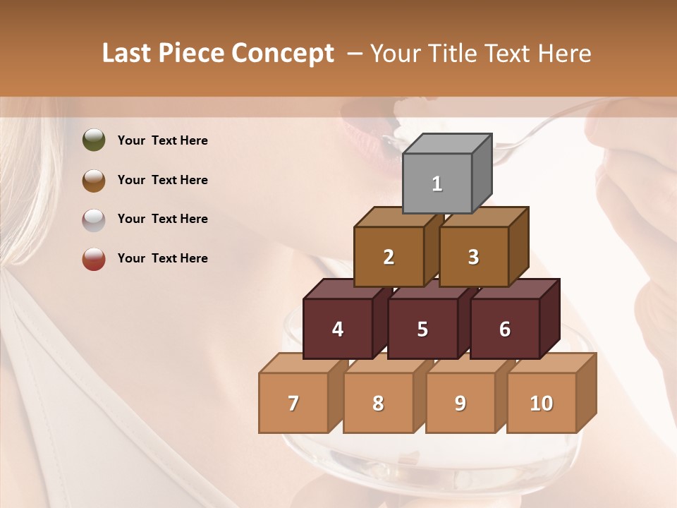 Ice Face Food PowerPoint Template
