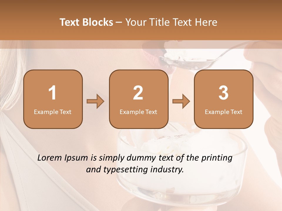 Ice Face Food PowerPoint Template