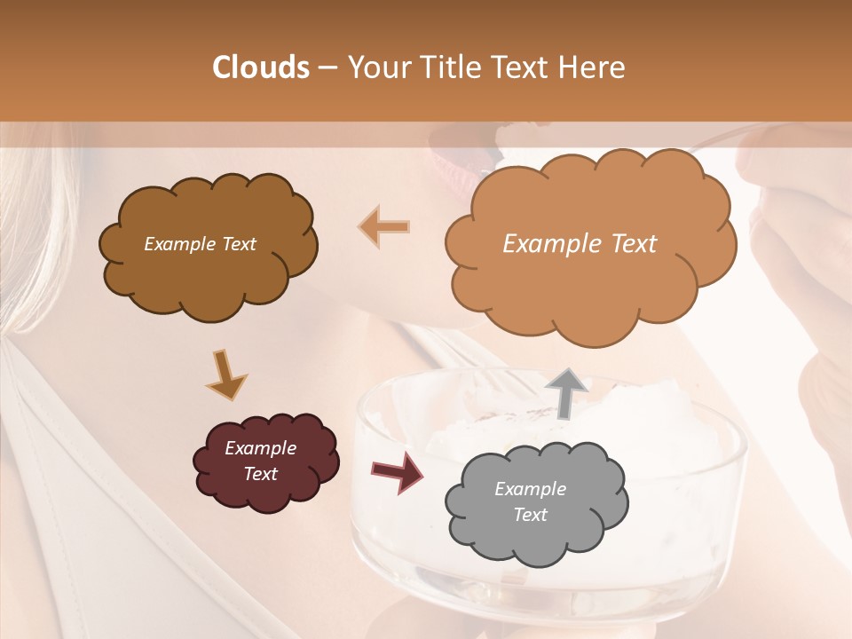 Ice Face Food PowerPoint Template