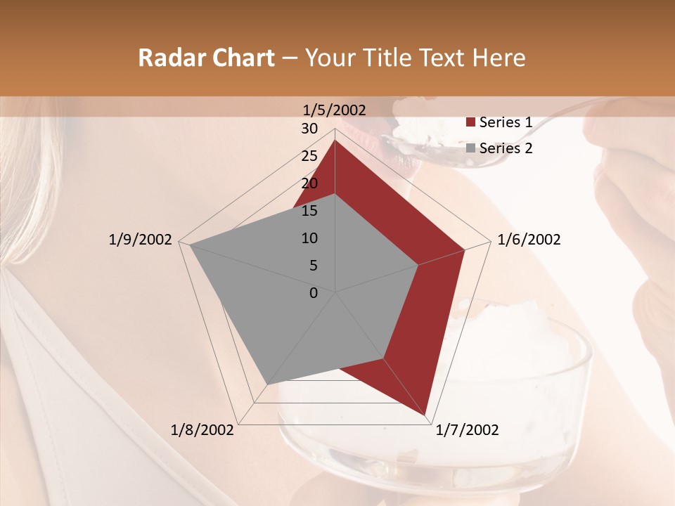 Ice Face Food PowerPoint Template