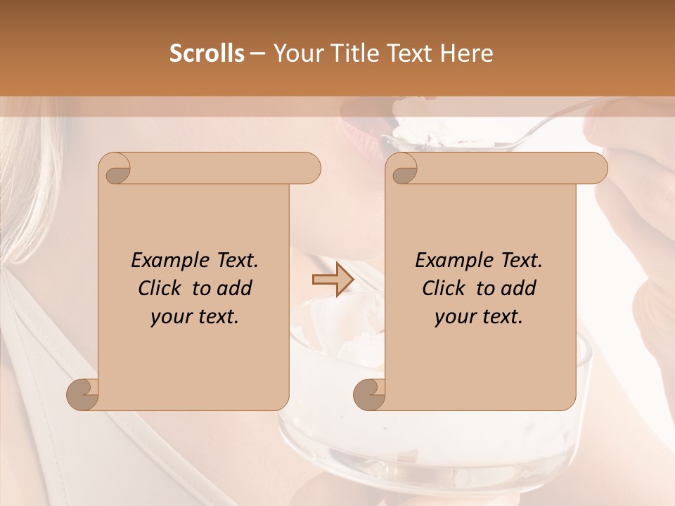 Ice Face Food PowerPoint Template