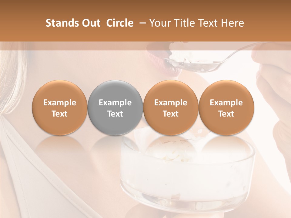 Ice Face Food PowerPoint Template