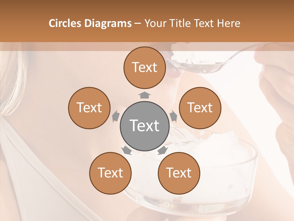 Ice Face Food PowerPoint Template