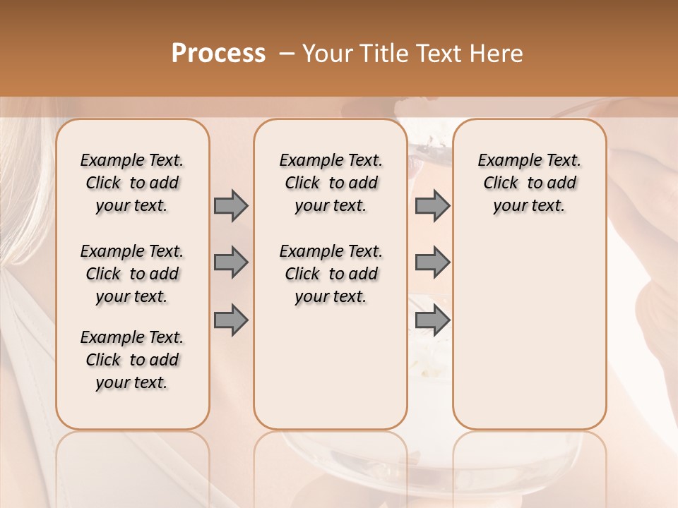 Ice Face Food PowerPoint Template