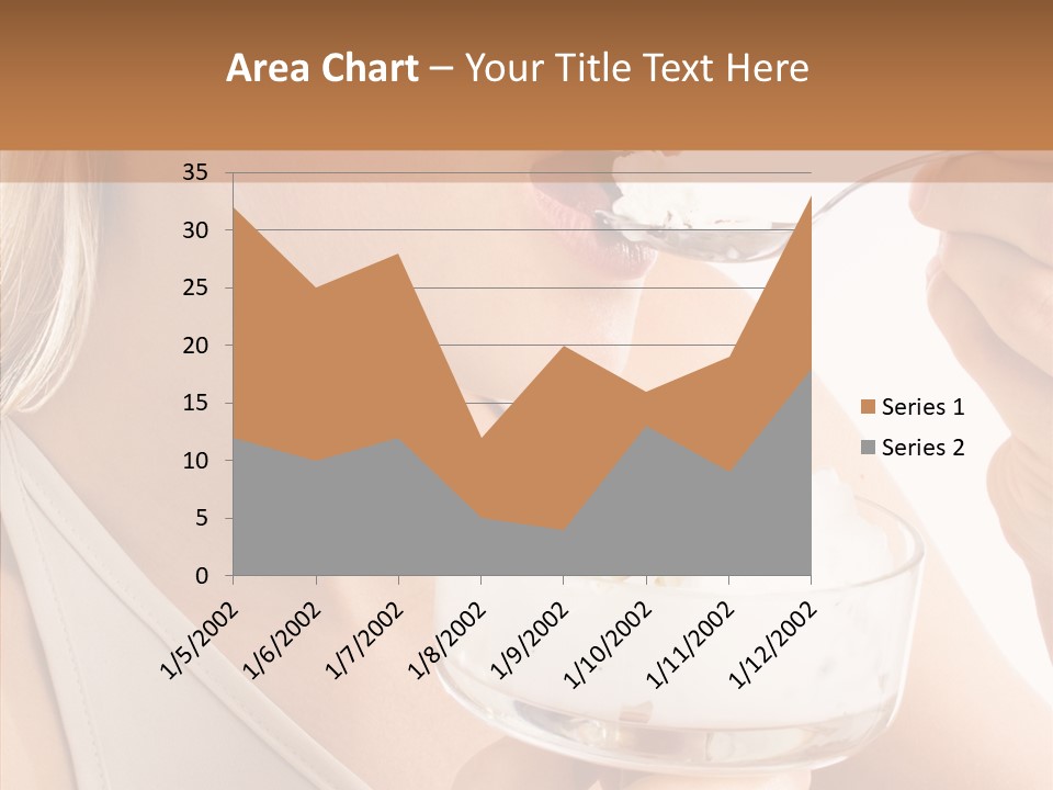 Ice Face Food PowerPoint Template