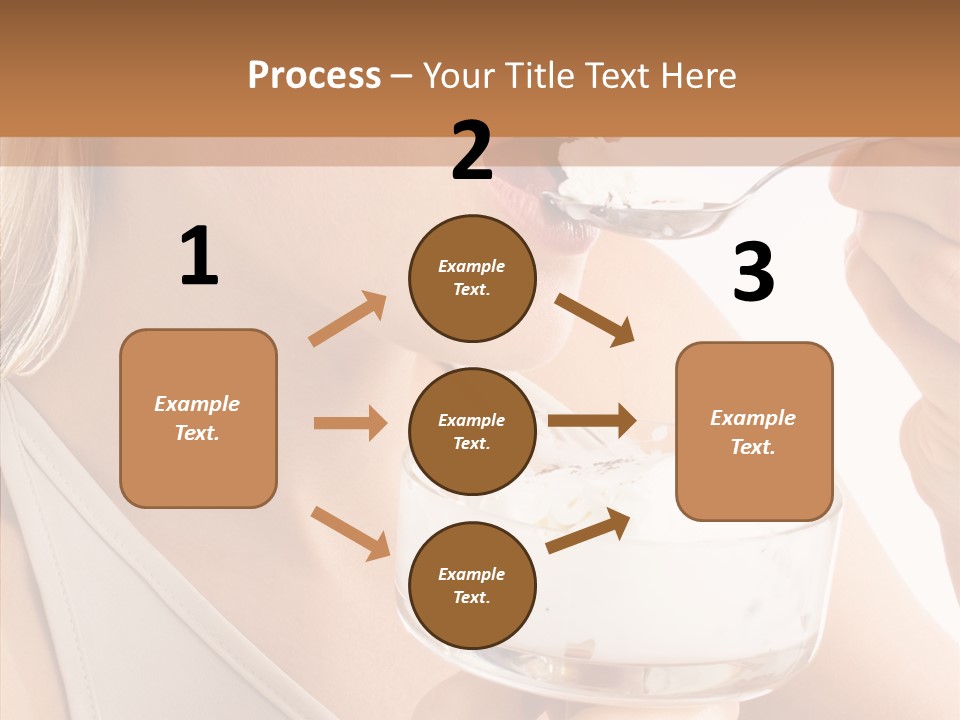 Ice Face Food PowerPoint Template